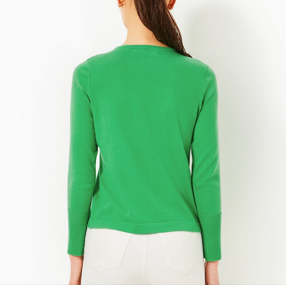 NWT Lilly Pulitzer Green Morgen Sweater - Picture 3 of 3